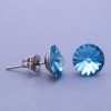 Další: Náušnice z chirurgické oceli Swarovski 8mm - výběr barev > varianta Světle modrá