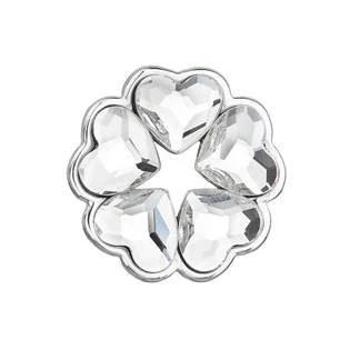 Stříbrný přívěšek se srdíčky Crystals from Swarovski®