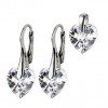 Další: Stříbrné náušnice a přívěšek srdíčka s krystaly Crystals from Swarovski®, Crystal