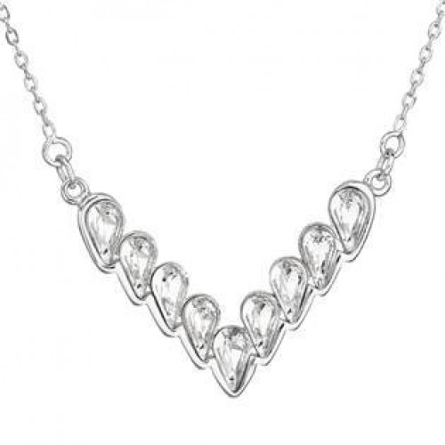 Stříbrný náhrdelník s Crystals from Swarovski®