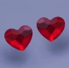 Další: Náušnice srdíčka z chirurgické oceli 10mm Swarovski elements > varianta Červená