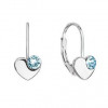 Předchozí: Stříbrné náušnice srdíčka se Swarovski krystaly > varianta aqua
