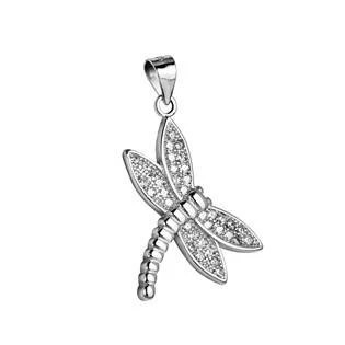 Stříbrný přívěšek - vážka
