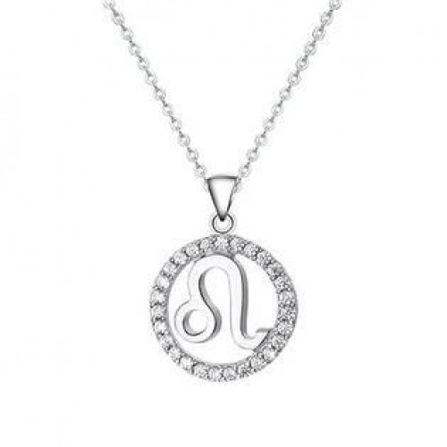 Stříbrný náhrdelník - znamení lev > varianta Lev