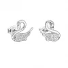 Další: Stříbrné náušnice labuťe