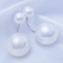 Náušnice Swarovski perle white 8mm ,15mm
