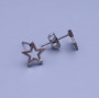 Náušnice hvězdičky 9mm z chirurgické oceli