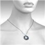 Ocelový náhrdelník s krystaly Crystals from Swarovski®, BERMUDA BLUE PEPPER > varianta BERMUDA BLUE PEPPER