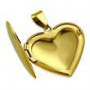 Ocelový přívěšek - medailon otevírací srdce