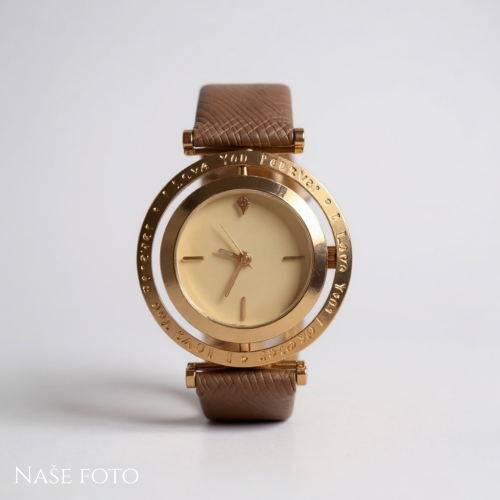 Dámské hodinky Love – hnědé