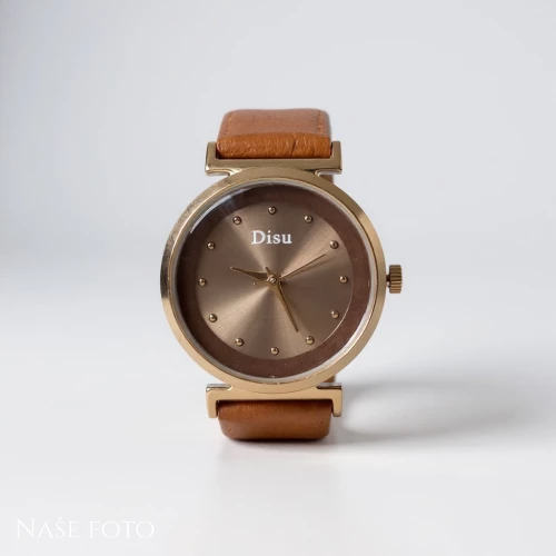 Dámské hodinky Disu – hnědé