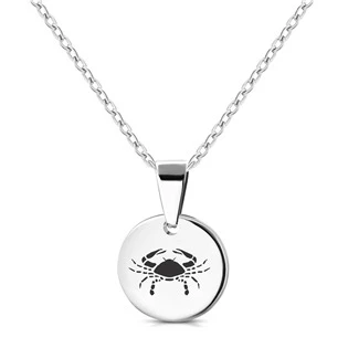Personalizovaný ocelový náhrdelník znamení horoskopu RAK