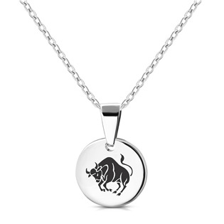 Personalizovaný ocelový náhrdelník znamení horoskopu BÝK