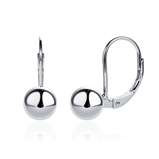 Stříbrné náušnice kuličky vel. 7mm