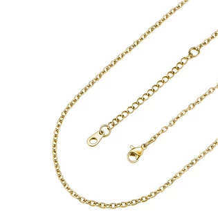 Očkový řetízek zlacený, tl. 1,2 mm, délka 45 + 5 cm