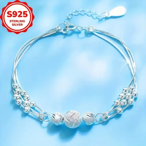 Stříbrný náramek s puncem 925