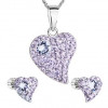 Další: Sada šperků s krystaly Swarovski náušnice, řetízek a přívěsek