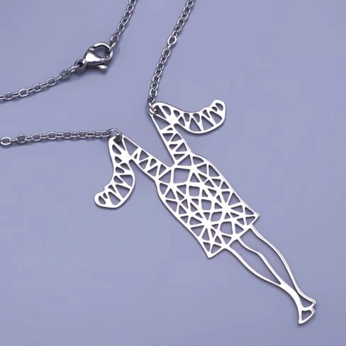 Přívěsek šaty z chirurgické oceli