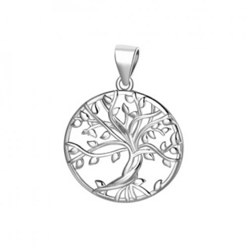 Stříbrný přívěšek strom života oválek