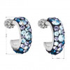 Další: Stříbrné náušnice kruhy s krystaly Crystals from Swarovski®, Blue Style
