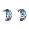 Další: Stříbrné šroubovací náušnice s krystaly Crystals from Swarovski®, Blue Style