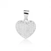 Další: Stříbrný přívěšek srdíčko se zirkony