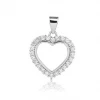 Další: Stříbrný přívěsek srdíčko se zirkony