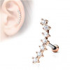 Další: Zlacený cartilage piercing do ucha - čiré kamínky