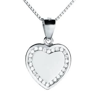 Stříbrný náhrdelník se srdcem