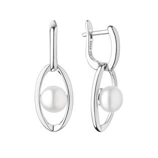 Perlové náušnice s přírodními perlami