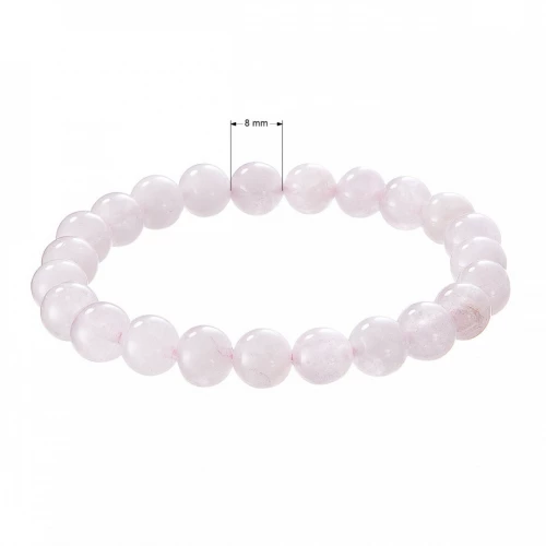 Náramek s minerálními kameny růženín