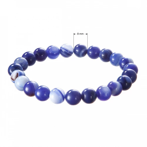 Náramek s minerálními kameny sodalit