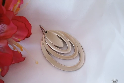 Přívěsek z chirurgické oceli Ovál