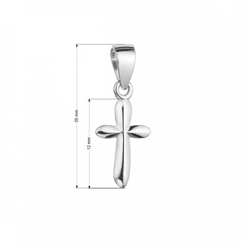 Stříbrný přívěsek křížek