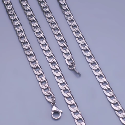 Řetízek z chirurgické oceli broušený Pancer 6mm - délky do 70cm