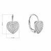 Další: Stříbrné náušnice třpytivé srdce