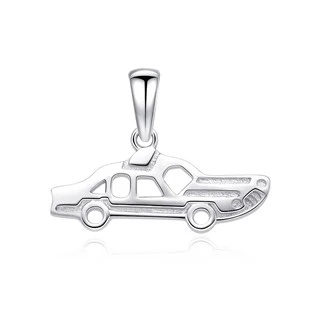 Stříbrný přívěšek automobil