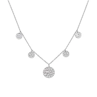 Stříbrný náhrdelník s kulatými přívěsky
