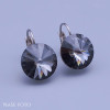 Další: Náušnice Swarovski-rivoli 14mm barva šedočerná