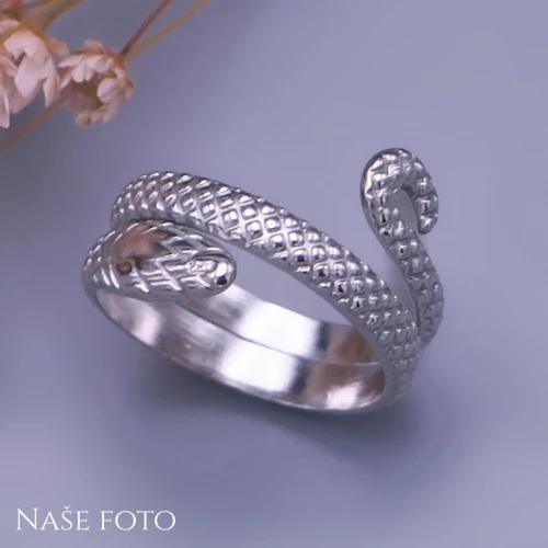 Hadí prsten z chirurgické oceli vel. 54