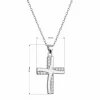 Další: Stříbrný náhrdelník kříž se zirkony