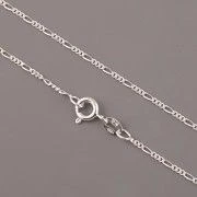 Řetízek - Figaro - 1,35mm - 45cm - Ag925/1000