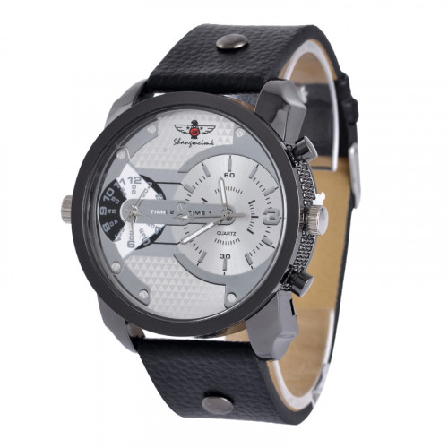 Luxusní pánské hodinky s masivním ciferníkem a funkčním chronografem