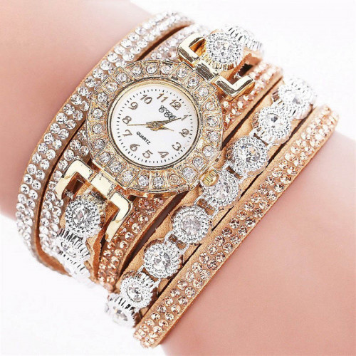 Náramkové luxusní dámské hodinky kolem ruky