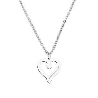 Ocelový náhrdelník srdíčko