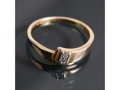 Doble - prsten zlacené stříbro 925/1000 vel.53