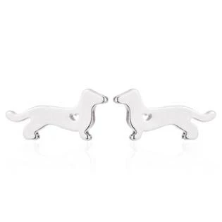 Ocelové náušnice jezevčíci