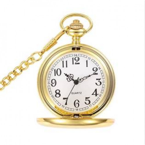 Kapesní hodinky otevírací zlacené - cibule