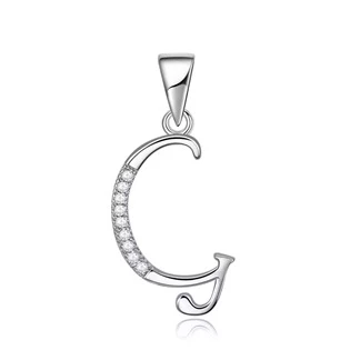 Stříbrný přívěsek-iniciály písmeno G