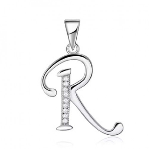 Stříbrný přívěsek-iniciály písmeno R